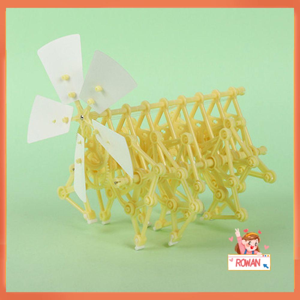 R-flower Mainan Edukasi Puzzle Rakit Model Bunga + Angin Bionik Untuk Proyek Sekolah DIY