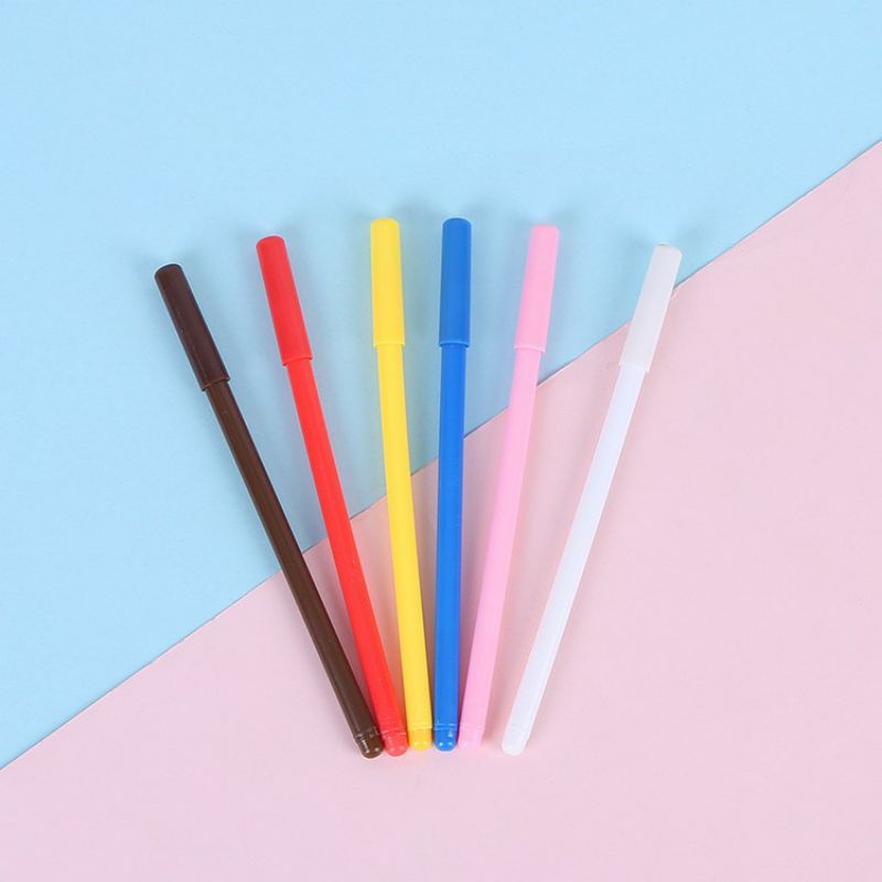 

Pena warna warni, Pena polos Warna