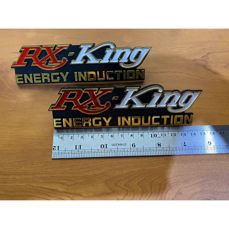 LOGO EMBLEM RX KING BOX AKI RX KING BISA SATUAN DAN 1 SET