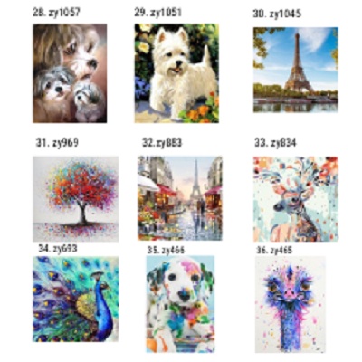 51-53 DIY KIT diamond painting ukuran 30x40cm