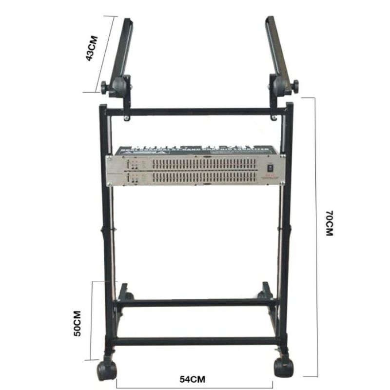 Rak audio rak mixer bahan full besi