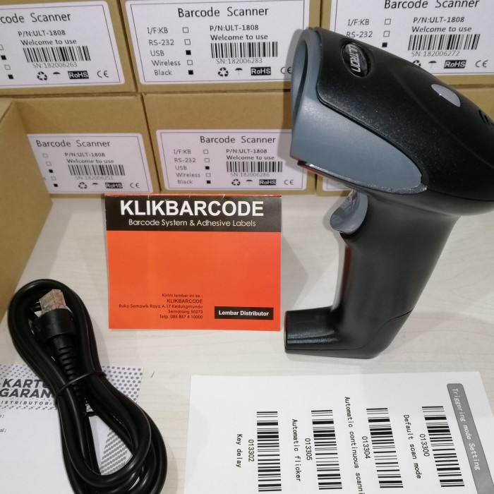 

BARCODE SCANNER LASER ULTRON UL 1808 (USB) AUTOSCAN - AUTOSENSE LASER