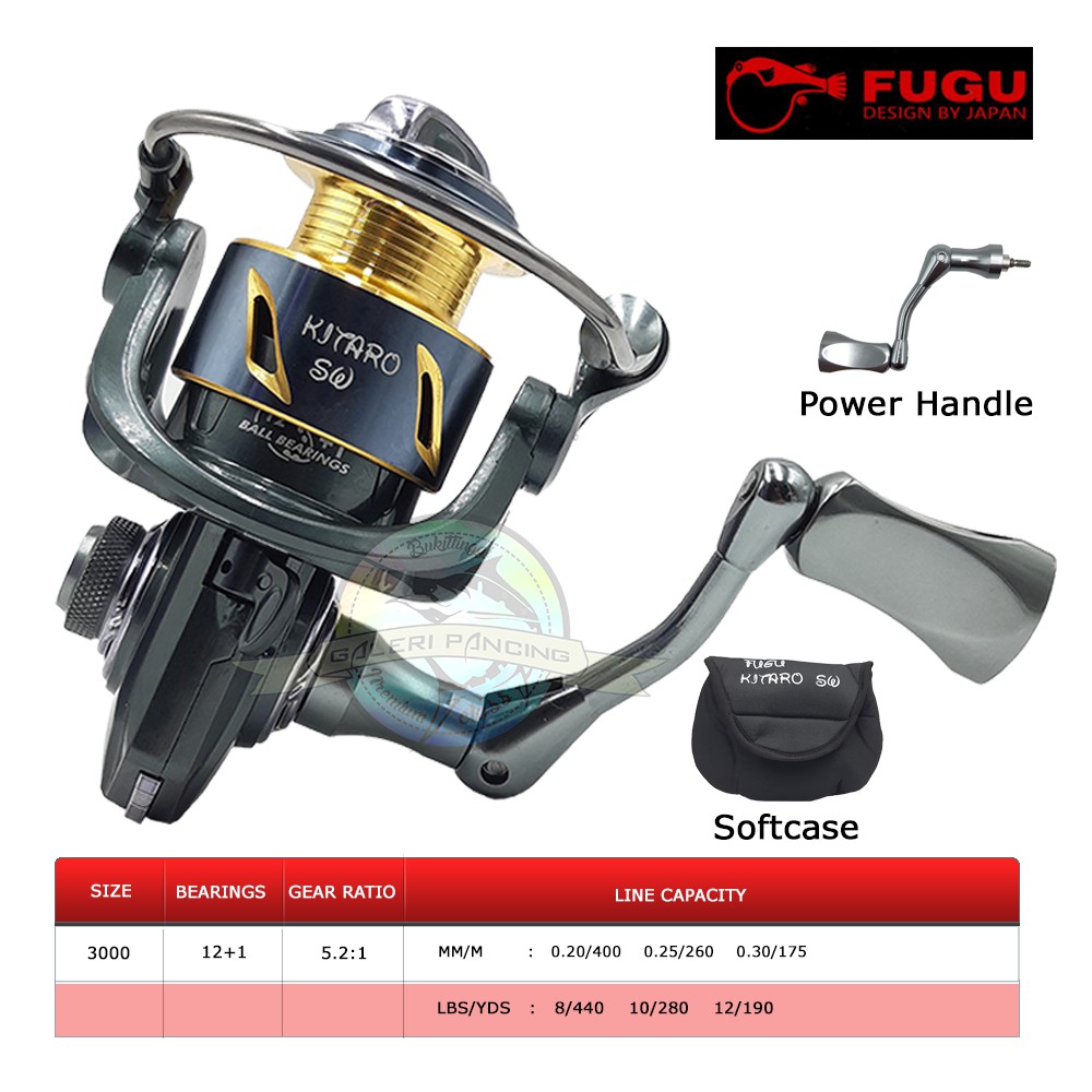 Reel Pancing Power Handle Fugu Kitaro 3000 SW