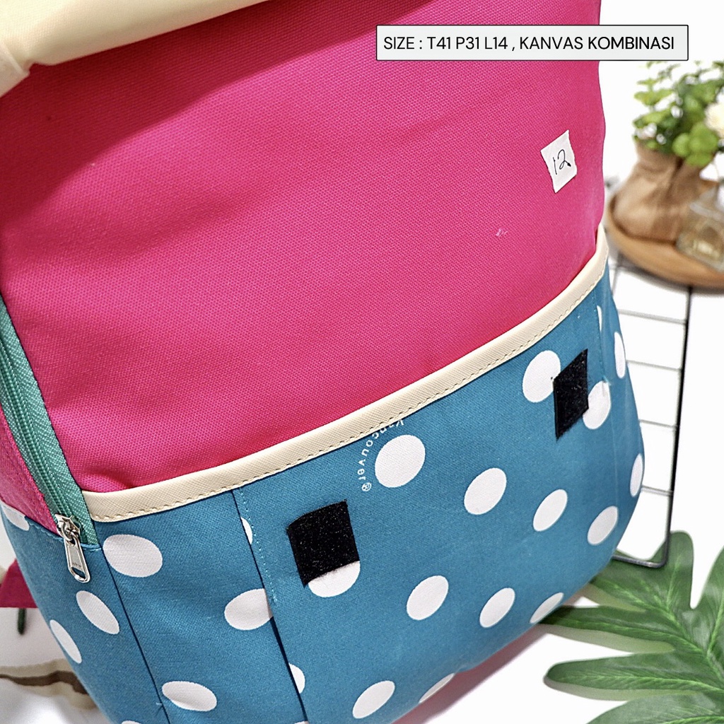 BACK BAG WANITA/ TAS RANSEL/ TAS WANITA/ TAS RANSEL SEKOLAH / TAS FASHION LOKAL/RANSEL FASHION