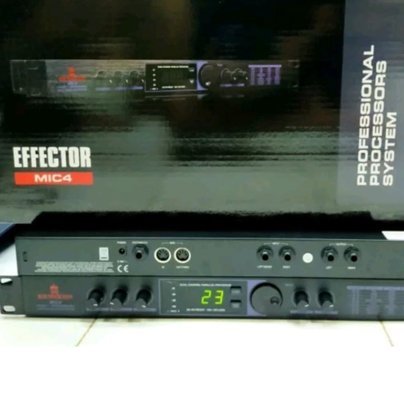 NEW Prodak Efek Vocal Effect Vocal Soundqueen SQ Mic 4 Mic4 Mic-4 Original NYEESS