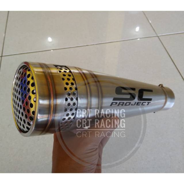Terbaru.. Silencer Knalpot Racing Sc Project Sarang Tawon All Motor