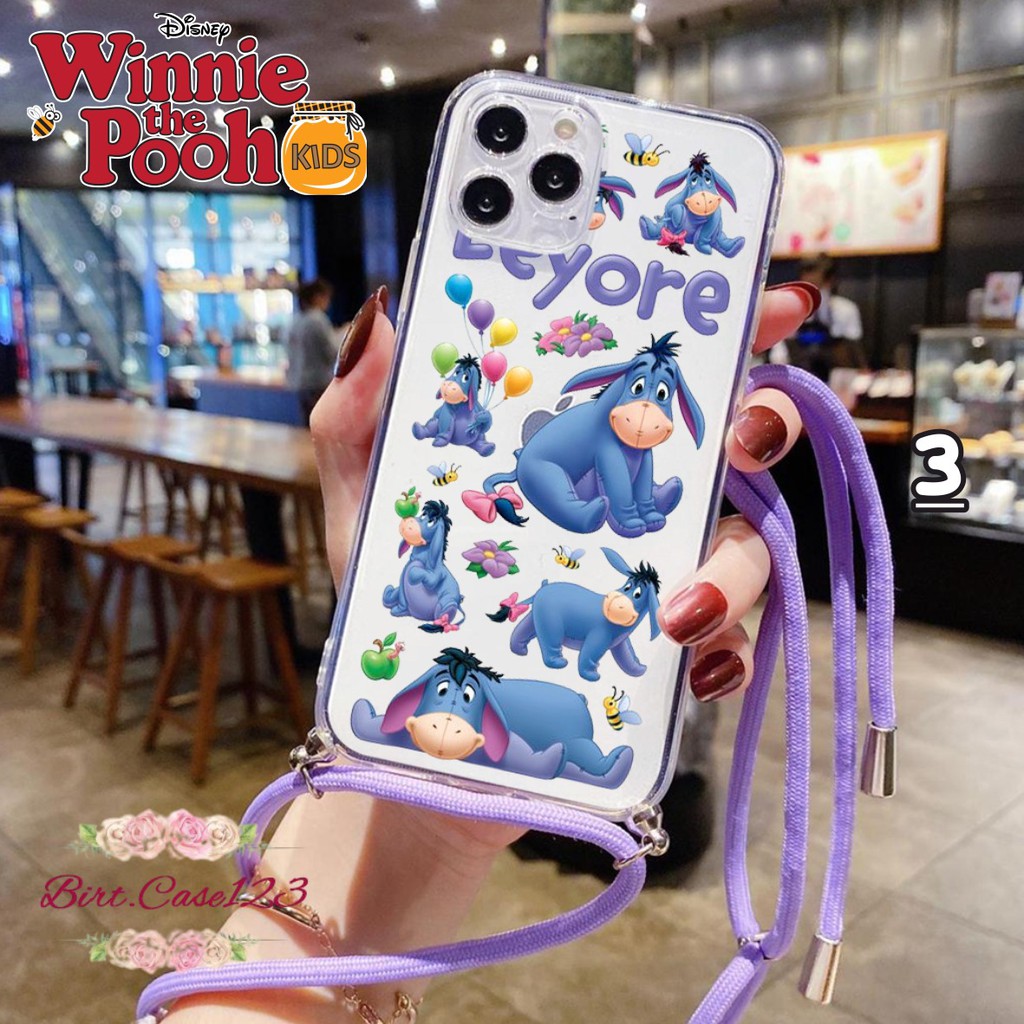 SOFTCASE SLINGCASE LANYARD BENING WINNIE THE POOH OPPO VIVO XIAOMI SAMSUNG REALME IPHONE BC5744