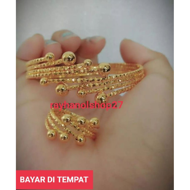 Gelang wanita Keroncong Free Cincin tangkai delapan