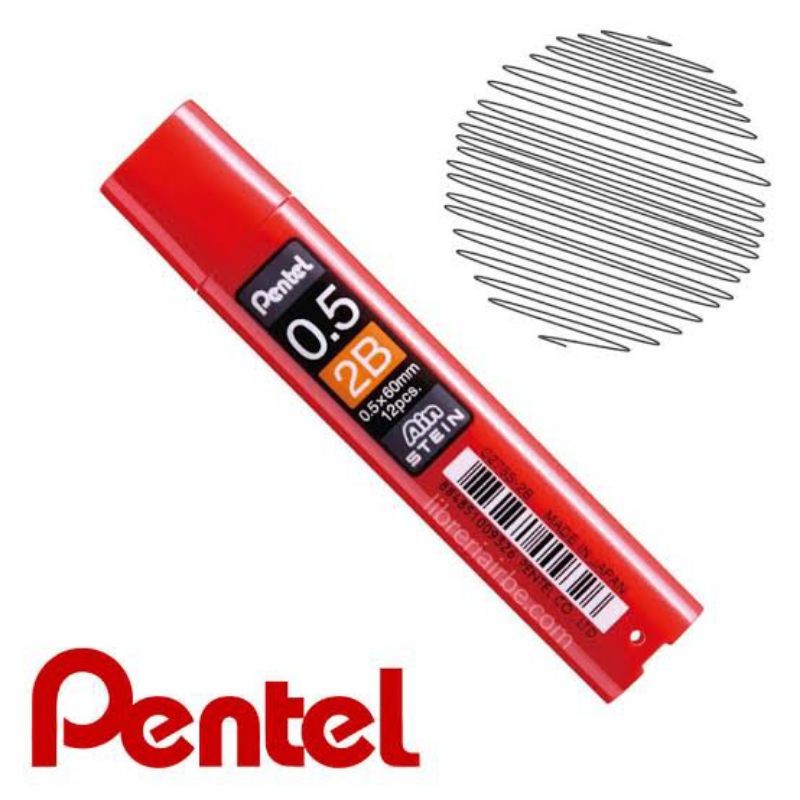 

PENTEL AIN STEIN MECHANICAL PENCIL LEAD REFILL ISI PENSIL MEKANIK