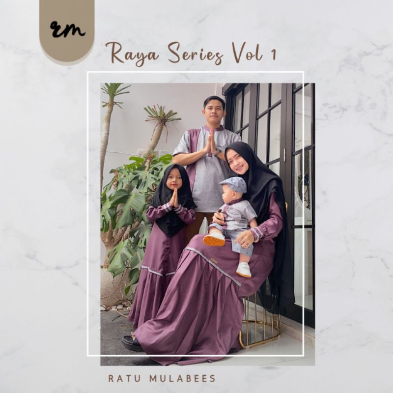 RATU MULABEES RAYA COUPLE FAMSET || MADINA PREMIUM ORI BRAND RATU