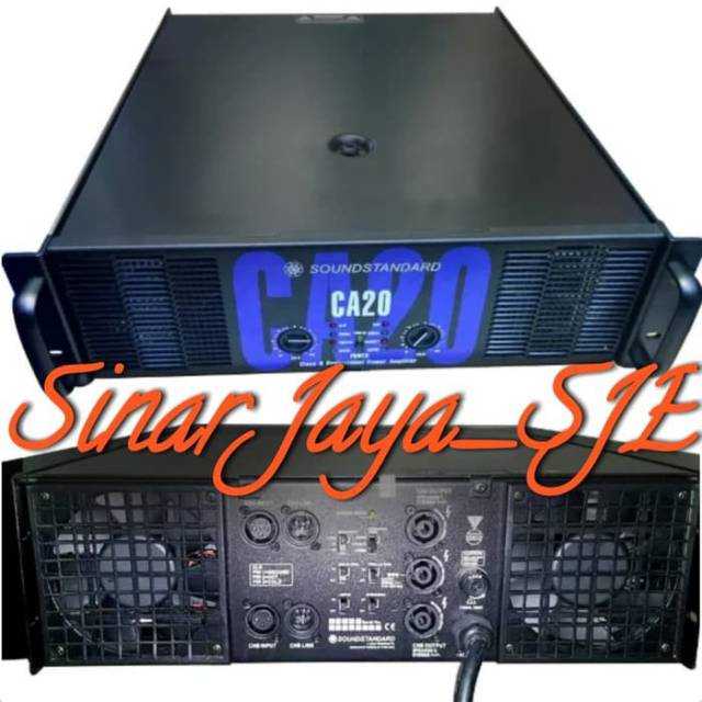 Power Amplifier CA 20 Sound Standard CA-20 Body panjang