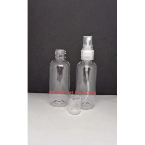 botol spray 60ml (tutup spray bening/natural)