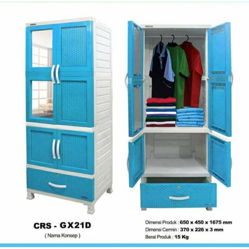 Jual Lemari Plastik Napolly Freong Free Rakit Area Surabaya Sidoarjo Indonesia Shopee Indonesia