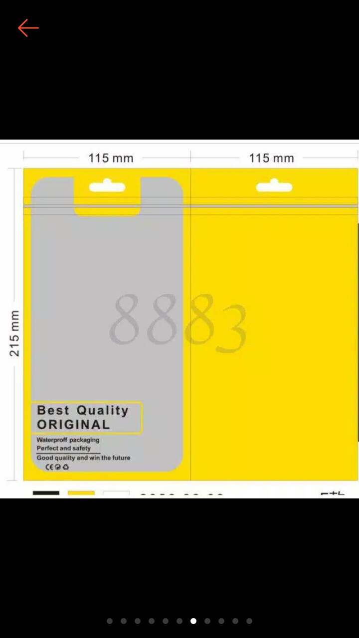 [1pc] Packing Plastik Klip / Zipper Uk 21.5 X 11.5 Cm Universal Buat Case Dan Aksesoris Lainnya