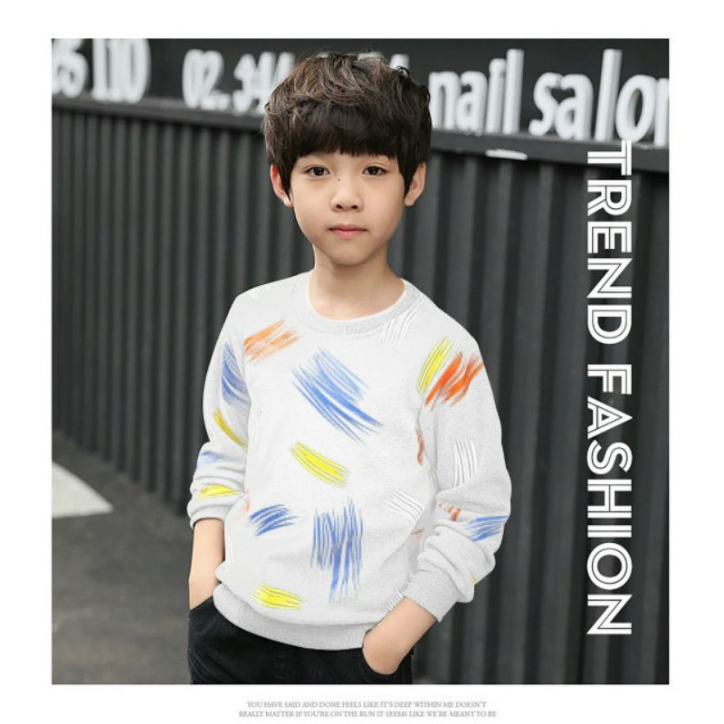 COD/ARPIOS SHOP - Baju ARION - Baju Sweater Anak COWO / CEWE Model Kekinian