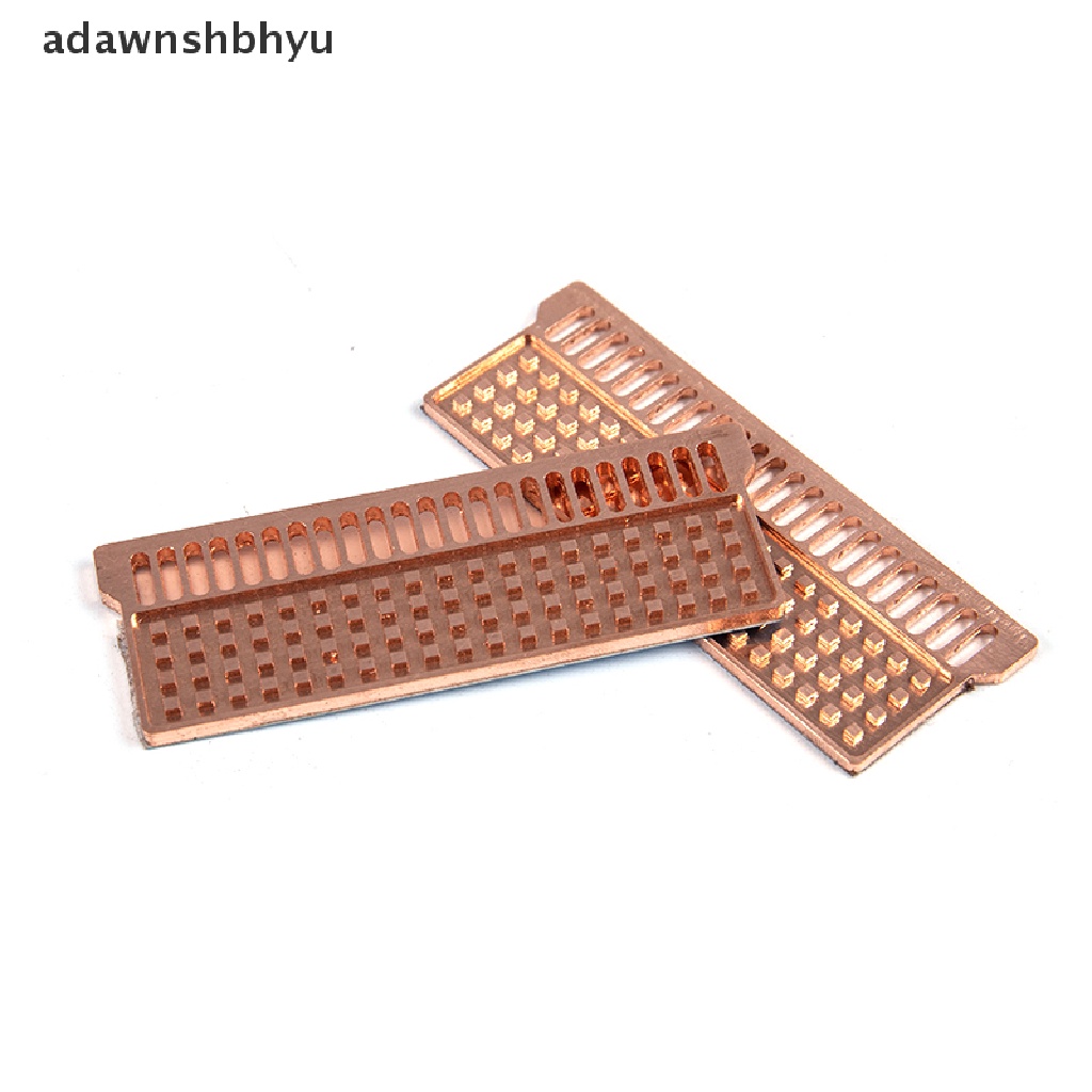 Adawnshbhyu Notebook Memory Heat Sink Tembaga Heatsink Laptop RAM 0.5mm/1.5mm/2mm/3mm