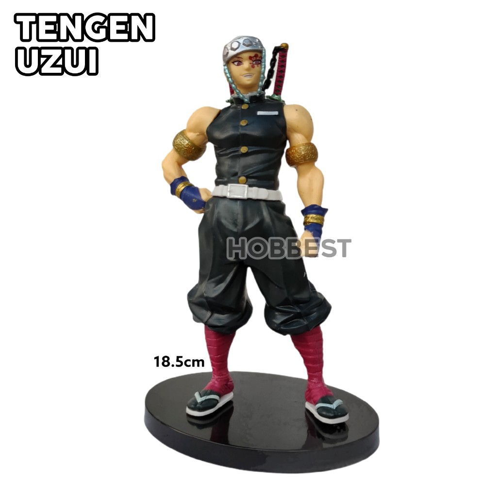 Action Figure KIMETSU NO YAIBA - Miniatur Pajangan Mainan Topper Demon Slayer Tanjiro Nezuko Giyuu-TENGEN UZUI