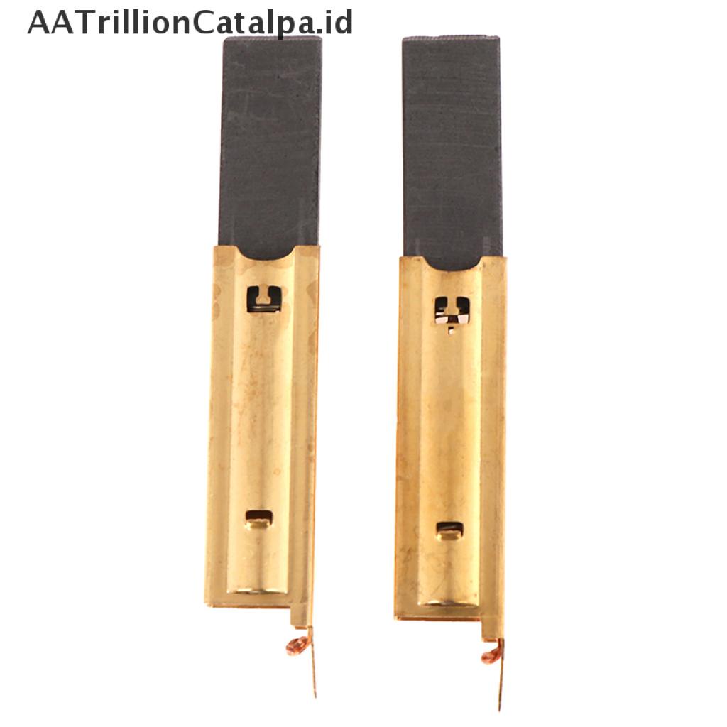 Aatrillioncatalpa 2Pcs / set Brush Insert Karbon Motor Mesin Cuci 5x13.5mm