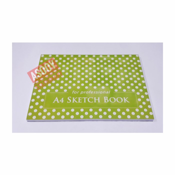 

Sketsagambar- Sketch Book A4 Kiky Motif Simple Circle - Hijau Muda -Buku-Gambar-Sketsa.