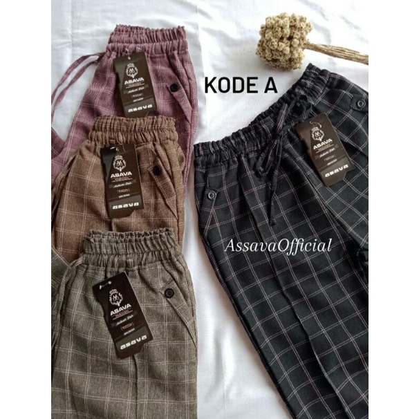 TARTAN PANTS - CELANA TARTAN MOTIF KOTAK WANITA - BAGGY PANTS MOTIF KEKINIAN / BAGGY PANTS KOTAK