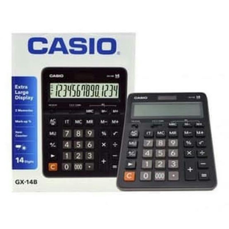 

original kalkulator calculator Meja office casio gx-14b gx14b garansi resmi