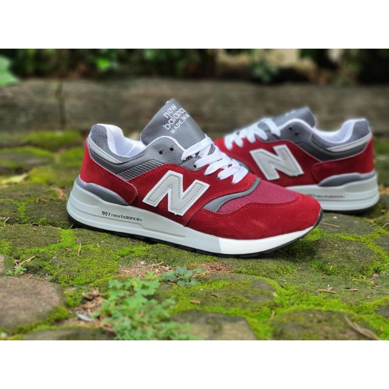 Sepatu sneaker klasik pria nb tali size 39-44