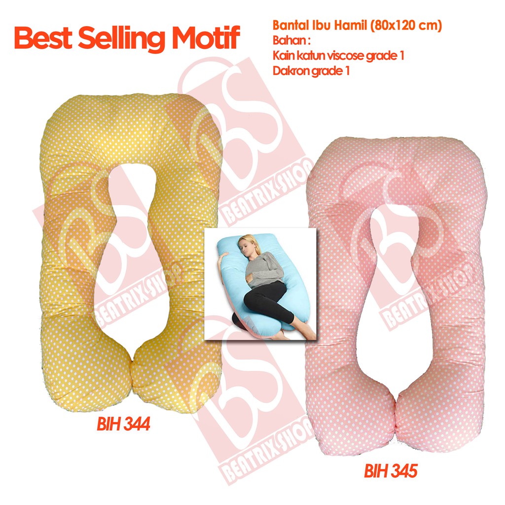 Elha baby - Bantal ibu Hamil Model U-Shaped Bantal Bumil Dan menyusui bayi