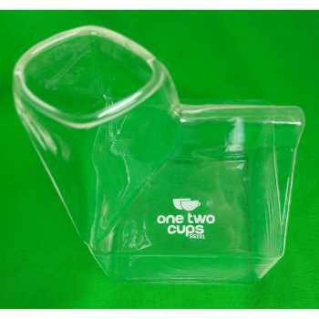 One Two Cups Gelas Kaca Susu Borosilicate Glass Milk Box 300ml - SG101