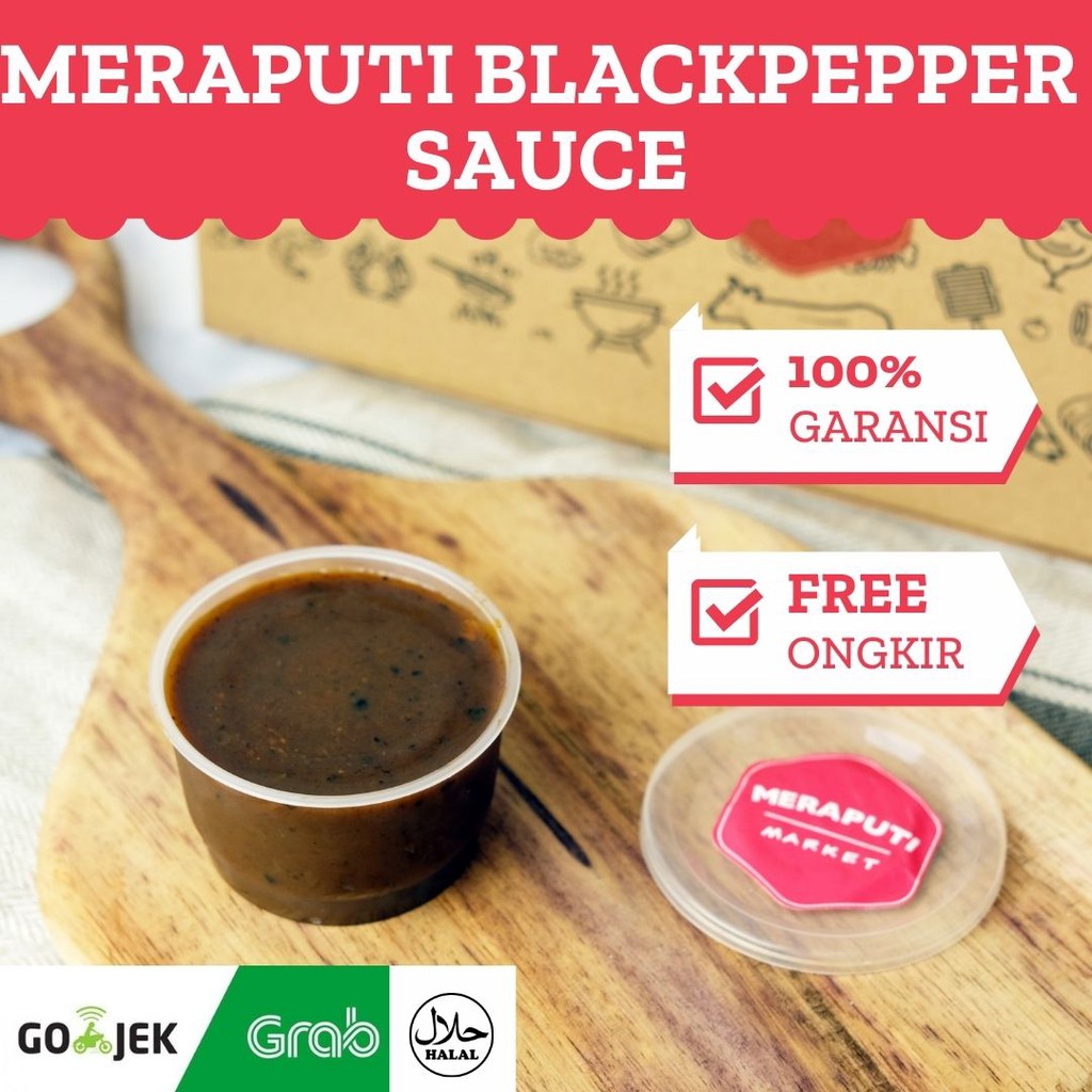 

Meraputi Blackpepper Sauce, 100 ml / Saus Blackpepper / Saus Lada Hitam