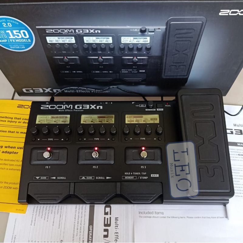 ZOOM GUITAR EFFECT G3XN MULTI EFFECT PROCESSOR PEDAL EFEK