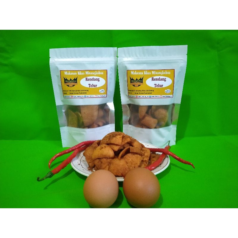 

Rendang Telur Crispy 100gr Payakumbuh/Randang Talua Minangkabau/Oleh-oleh Minangkabau