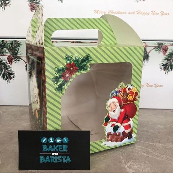 

Xmas Box 2 toples bulat Jolly 136359 Dus kue natal Christmas Hampers bakernbar99 Murah