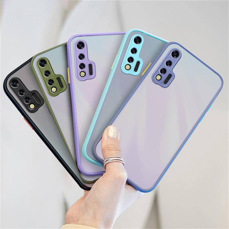 Case Lubang Kamera Warna Kontras Untuk Vivo IQOO Z1x NEO3 5 Pro 7 8 Z5 5G Pro IQOO NEO5 7 Legend 5G Pro