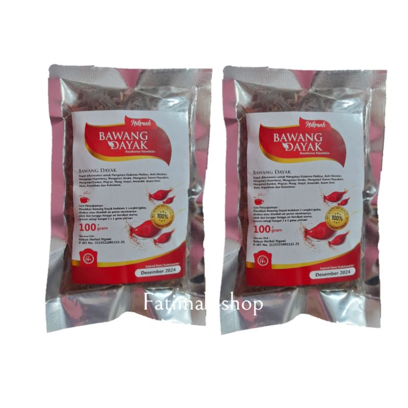 

2 pac Teh Curah Bawang Dayak 100gr Suplemen Diabetes