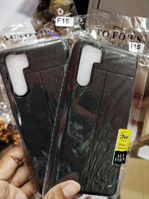 Case oppo a91 f15 reno 3 black cover auto-focus