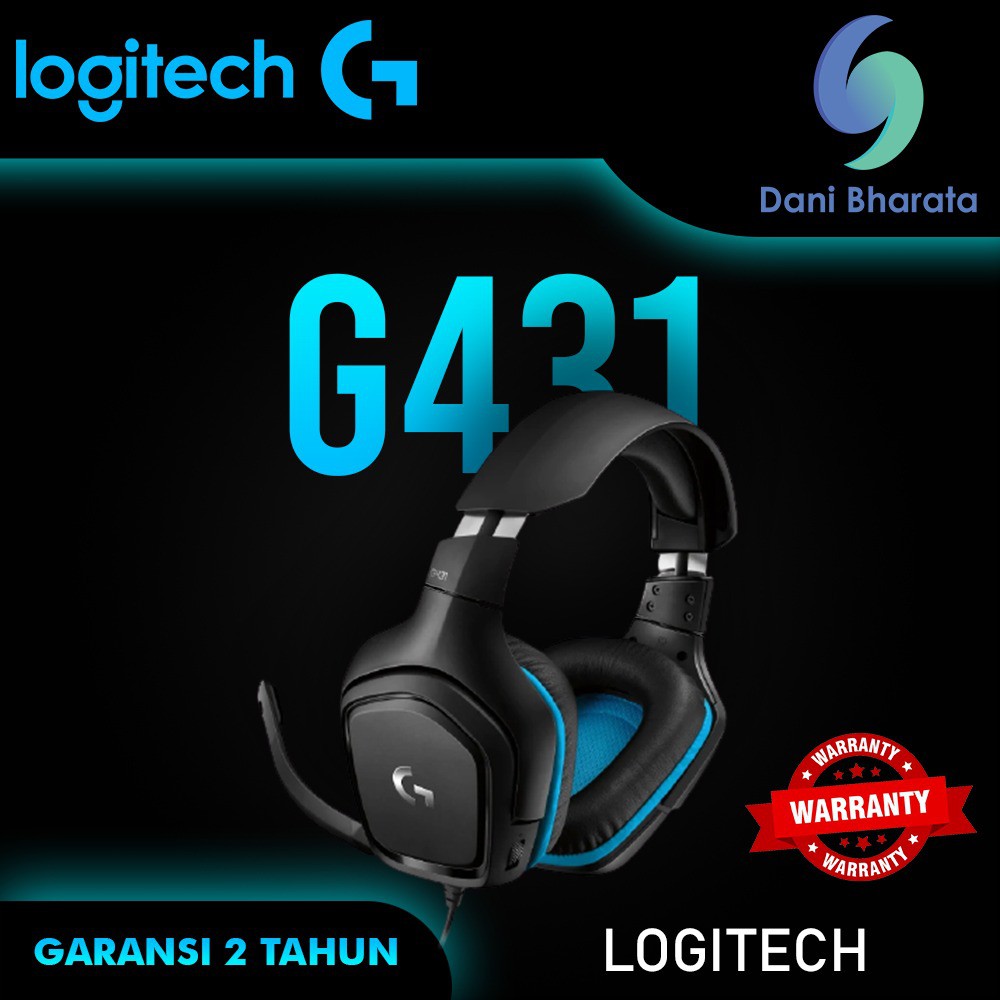 Logitech G431 7.1 Surround Sound Gaming Headset