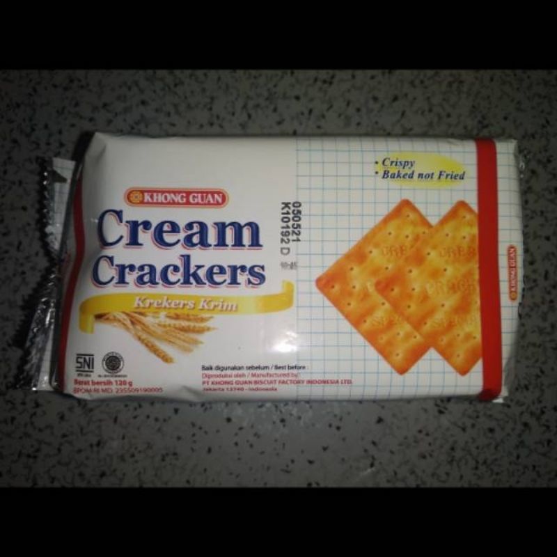 Jual Khong Guan Cream Crackers Biskuit Khong Guan Gram Shopee Indonesia