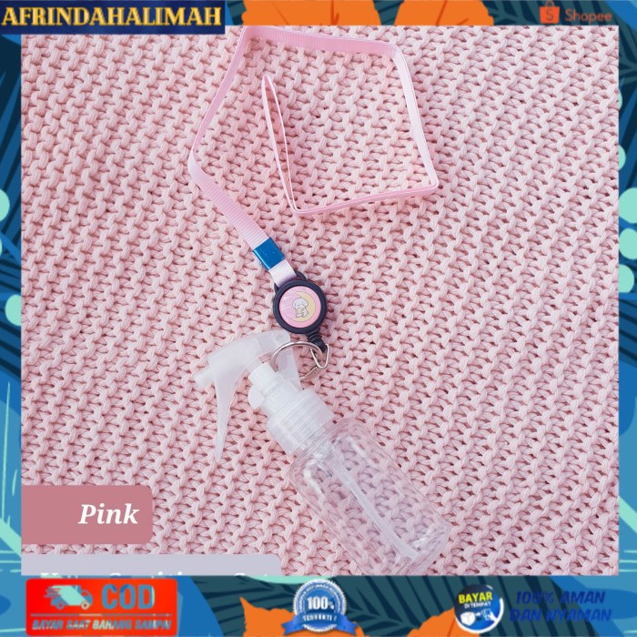 

{TERBARU} Yoyo Sanitizer Set | simple for kids | school | sekolah anak | hygiene - Pink