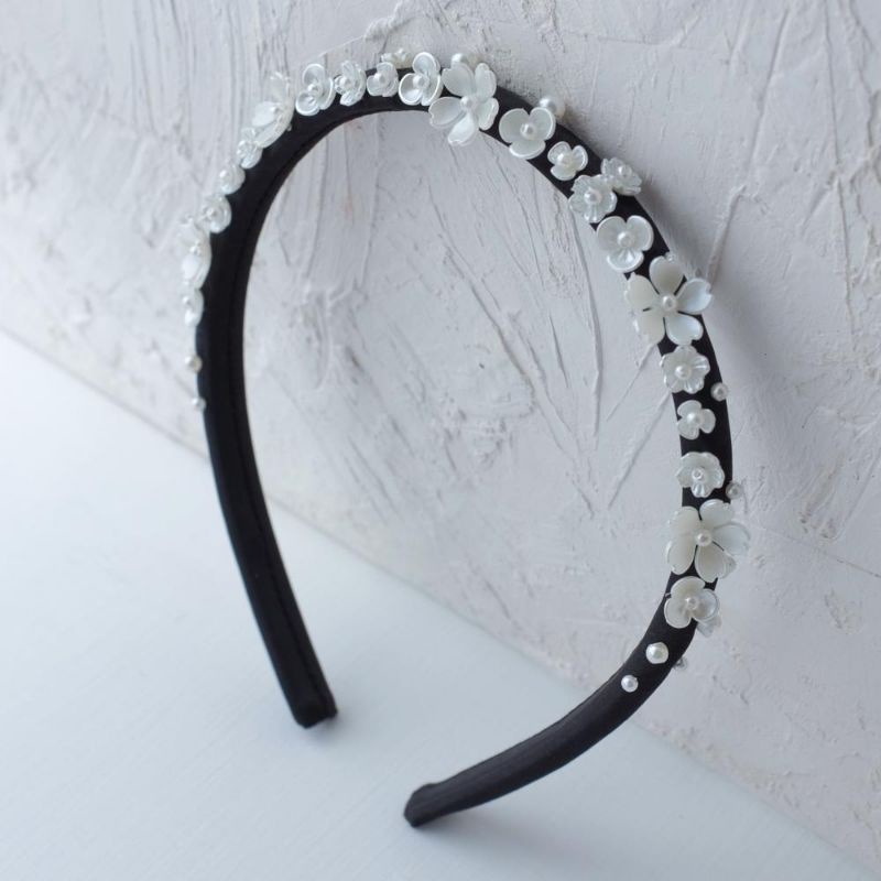 handmadepita x mmehuillet skinny bando snow fleur