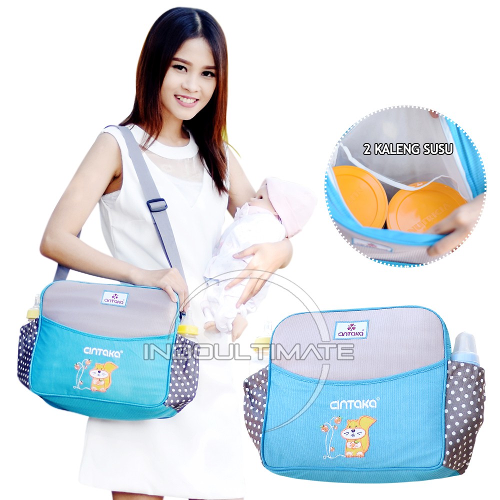 Tas Bayi MEDIUM CINTAKA/ Tas Baby / Tas diapers/ Tas Diaper/ Tas POPOK / Tas Susu/ Diaper bag  BY-05