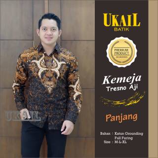 KEMEJA BATIK  LENGAN  PANJANG  FULL FURING Shopee  Indonesia