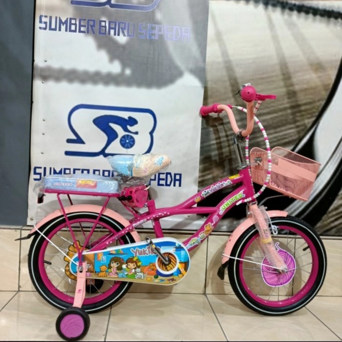 Sepeda Mini Keranjang United Yukiko 16 Inch Free Standar