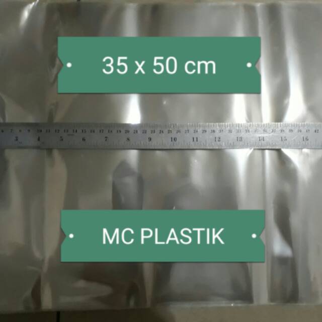 

Plastik Mika Kaca untuk Kantong Souvenir Ukr 35x50 Cm Goodie Bag Ultah Serbaguna