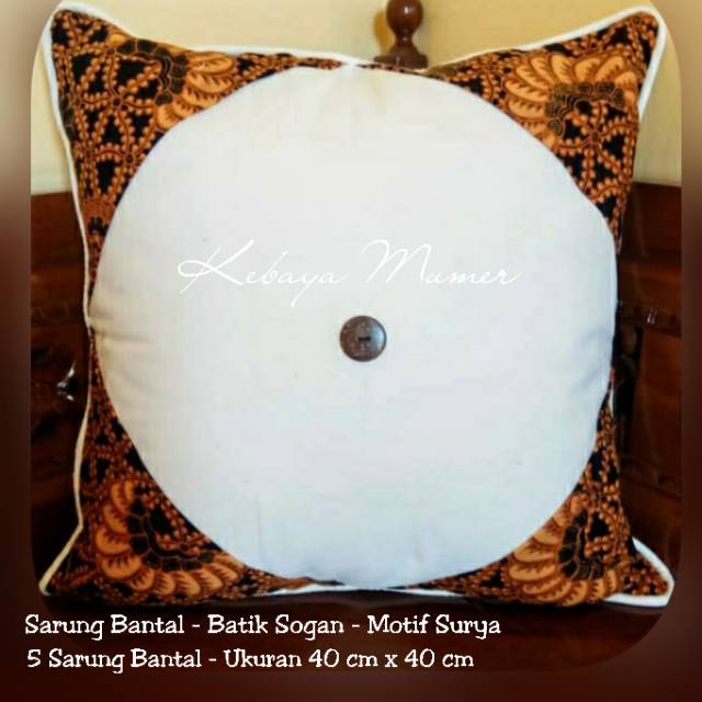 Sarung Bantal Batik. Sarung Taplak Meja Batik