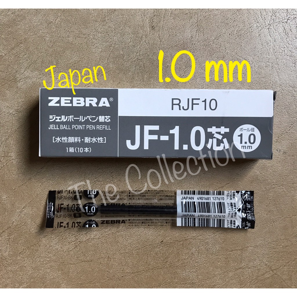 

ATK432SR RJF10-BK HITAM 1.0 mm isi pen sarasa refill zebra JF 1,0 BLACK ulang jel pulpen balpoint