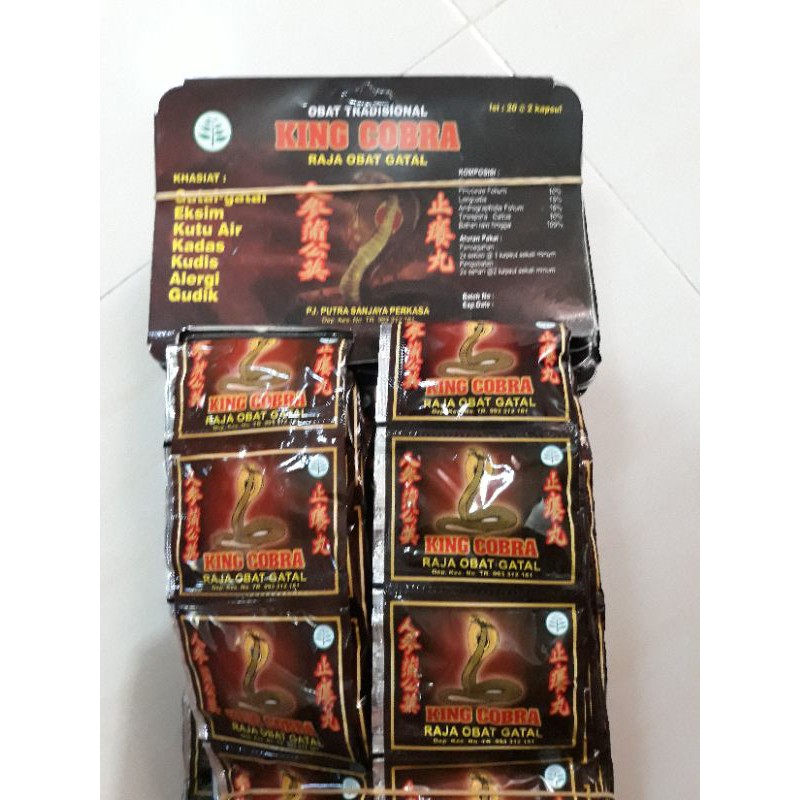 King Cobra Kapsul // Raja obat Gatal