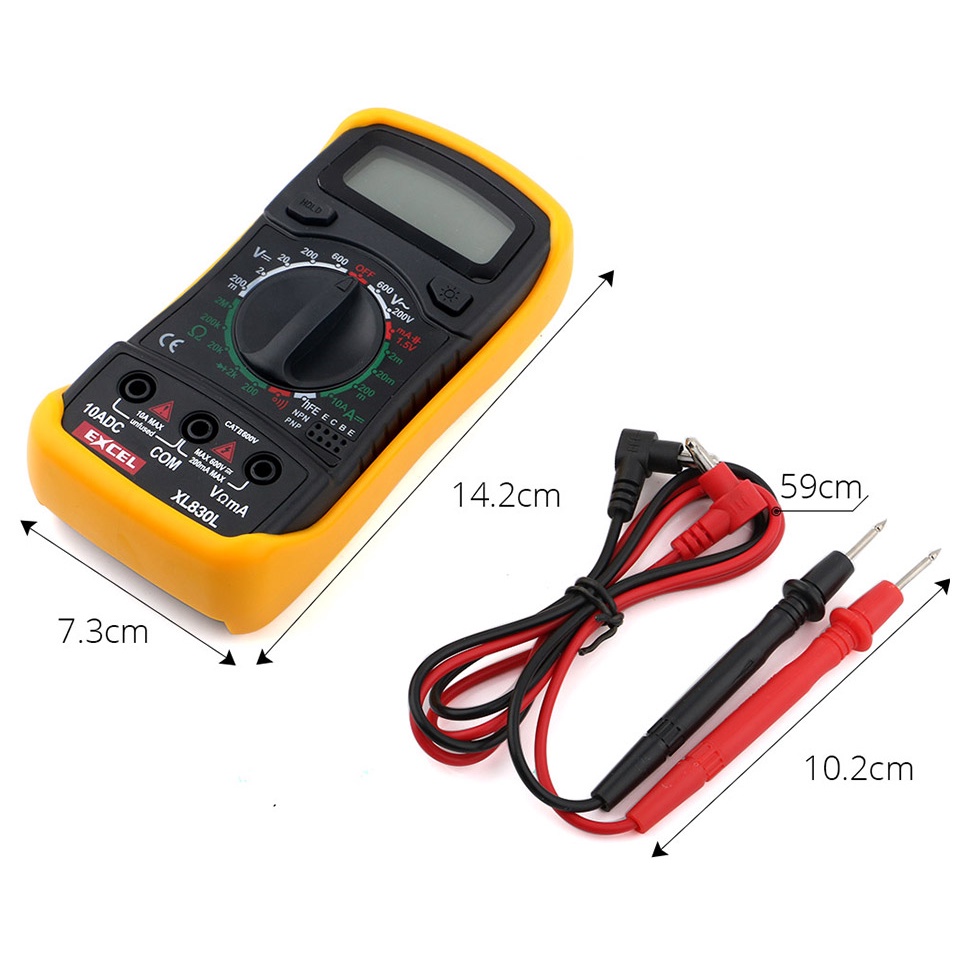 Multitester Avometer Digital Digital Multimeter XL-830L