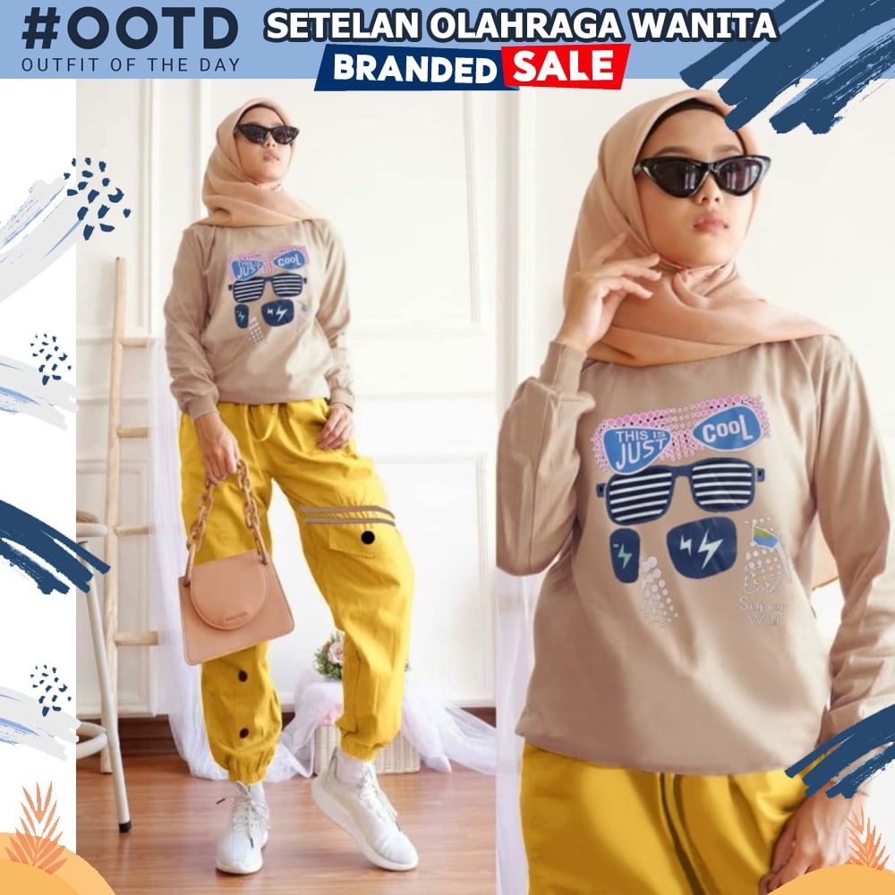 SETELAN BAJU OLAHRAGA SEPEDA STELAN MUSLIM OLAHRAGA MUSLIMAH BAJU OLAHRAGA COUPLE MUSLIM JOGING I.18