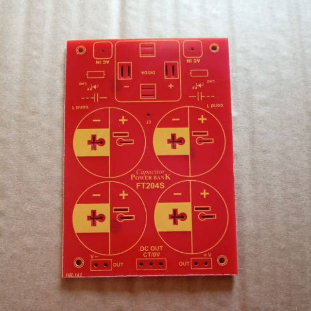 PCB PSU 4 elco