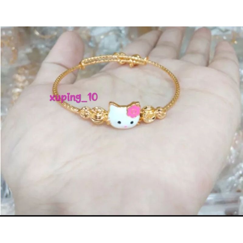 Gelang Anak Krincing Lucu Gelang Import Anti Karat Xuping Perhiasan Lapis Emas Xuping